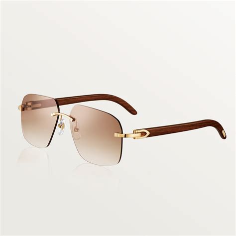 cartier sonnenbrille gold